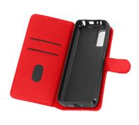 Custodia per Xiaomi Redmi Note 10 Pro con portacarte e funzione supporto Rossa
