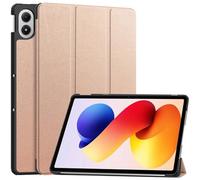 Custodia per Xiaomi Redmi Pad 2 Pro 12.1 3folt Wake Up Smart Cover Cover Case Case Oro Rosa