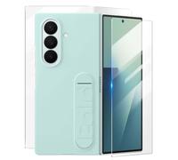 Custodia per Z Fold 7 in silicone con supporto e protezioni Schermo