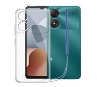 Custodia per ZTE Blade A34 (6.60"), KJYFOANI Trasparente Morbido TPU Custodie Protettivo, Ultra Sottile in Silicone Case Anti-Graffio Cover per ZTE Blade A34 - Cristallo