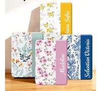 Custodia personalizzabile per notebook e e-book con motivo floreale, compatibile con Kindle Paperwhite 12a generazione (rilasciato nel 2024) e Kindle 11a generazione (rilasciato nel 2022/2024), dispon