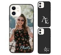 Custodia Personalizzata Compatibile con Apple iPhone 12 2020 - Cover Personalizzata con Foto, Immagine, Logo o Testo, Protettiva in Silicone TPU, Custodia Sottile, Morbida e Antiurto, Unico Regalo