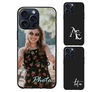 Custodia Personalizzata Compatibile con Apple iPhone 15 Pro Max 2023 - Cover Personalizzata con Foto, Immagine, Logo o Testo, in Silicone TPU Protettivo, Sottile e Morbida, Antiurto, Regalo Unico