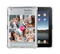 Custodia personalizzata per iPad 3 Generation 9.7" 2012 | A1416 A1430 A1403, sottile TPU trasparente anti-ingiallimento, protezione angoli rinforzati, immagini personalizzate regalo