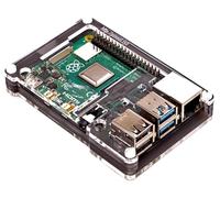 Custodia Pibow Coupe 4 Per Raspberry Pi 4 B, Nero Ninja - PIMORONI