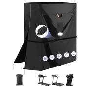 Custodia pieghevole 420D resistente per tapis roulant, impermeabile, antipolvere, misura universale con cerniera, ventilazione aria, fibbia antivento