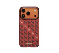 Custodia PITAKA Ultra Sottile Fibra di Aramide Cinnabar Steed per iPhone 17 Pro Max/18 Pro Max