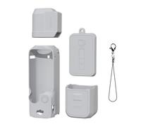 Custodia Pocket 3, Custodia protettiva in silicone morbido per DJI OSMO POCKET 3 Custodia del corpo Copertura protettiva dell'obiettivo Display Blackout Accessorio (Set 1 grigio)