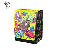 Custodia Pokemon Center originale TCG Flip deck "Moudoku Kiken" NUOVA sigilla...