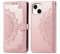 Custodia port carte Mandala adatta per Apple iPhone 15
