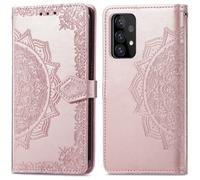 IMOSHION port carte Mandala Cover per Samsung Samsung Galaxy A52 (4G)/Samsung Galaxy A52s/Samsung Galaxy A52 (5G), Rosa oro