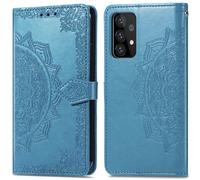 IMOSHION port carte Mandala Cover per Samsung Samsung Galaxy A52 (4G)/Samsung Galaxy A52s/Samsung Galaxy A52 (5G), Turchese