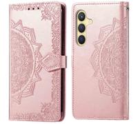 Custodia port carte Mandala adatta per Samsung Galaxy S25 Plus