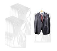 Custodia Porta Abiti, 20 Pezzi Copriabiti Trasparenti 60 x 90 cm Buste Borse Porta Abiti Plastica Copertura Vestiti Appesi Antipolvere Protezione Indumenti, per Abiti,Camicie,Giacche,Abbigliamento