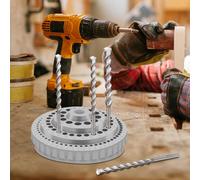 Custodia Porta-bit, Supporto per Utensili di Rettifica Multiforo, Supporto per