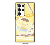 Custodia porta card Sanrio Love Line per Galaxy S23 S22 S21 Ultra Plus made i...
