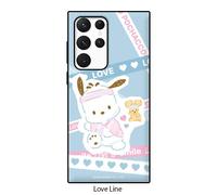 Custodia porta card Sanrio Love Line per Galaxy S23 S22 S21 Ultra Plus made i...