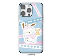 Custodia porta card Sanrio Love Line per iPhone 15 14 13 Pro Max Plus mini ma...