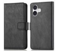 IMOSHION porta carte Cover per Apple iPhone 16, Nero