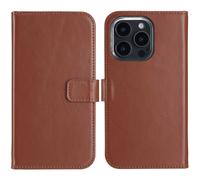 custodia porta carte in vera pelle adatta per Apple iPhone 16 Pro
