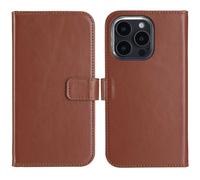 custodia porta carte in vera pelle adatta per Apple iPhone 16 Pro Max