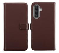 SELENCIA porta carte vera pelle CUSTODIA A LIBRO per Samsung Galaxy A17 (5G)/Galaxy A17 (4G), Marrone