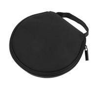 Custodia Porta CD per Auto, Capacità 20, Oxford, Zip | Pagine Interne, Chiusura Lampo, Protegge i Dischi, Contiene Note, Nero, Formato Compatto per Borsa