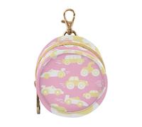 Custodia porta ciucci per neonata rosa e gialla, con cerniera e clip, portamonete, portamonete, scatola contenitore per articoli per bambini