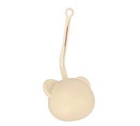 Custodia Porta Ciuccio, Contenitore per Ciuccio in Silicone Carino Semplice Morbido Durevole per Uso Alimentare per la Casa (Colore del tè al latte)