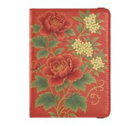 Custodia porta passaporto per viaggi elegante fiori custodia per passaporto per donne uomini con slot per carte