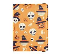 Custodia porta passaporto per viaggi Halloween teste di zucca custodia per passaporto per donne uomini con slot per carte