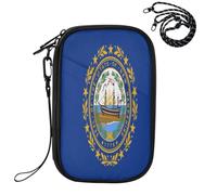 Custodia porta passaporto per viaggio New Hampshire State Flag | Custodia protettiva per passaporto, custodia per passaporto, documenti da viaggio, portafoglio per donne, leggera