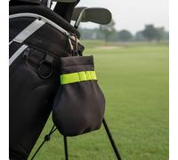 Custodia Porta Tee da Golf Materiale in Neoprene Borsello da Golf con Gancio