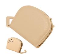 Custodia Portacarte di Credito Tascabile Portafoglio Portatile con Zip