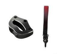 Custodia portachiavi con collo per STrap per Can Am For Spyder per RS per RTS RT per ST per STS F3 modelli per mantenere la prontezza delle chiavi senza ingombro (nero)