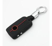 Custodia Portachiavi in Silicone per Auto per Mazda 3 6 CX5 CX9 CX30 CX50 MX5 Miata 2019-2023 Portachiavi Protettore Borsa-2B Black withchainA