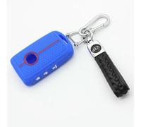 Custodia Portachiavi in Silicone per Auto per Mazda 3 6 CX5 CX9 CX30 CX50 MX5 Miata 2019-2023 Portachiavi Protettore Borsa-3B Blue VIP Chain