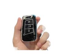 Custodia Portachiavi In TPU Per Chiave Auto Per Skoda Per Fabia Per Superb A7 Per Kodiaq(Black,Case)