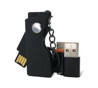 Custodia Portachiavi per YubiKey 5 NFC e 5C NFC con Adattatori | Compatibile con chiave di sicurezza Yubico Cecurity Key | Design Compatto | Cover (chiave non inclusa)