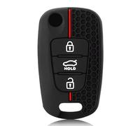 Custodia Portachiavi Pieghevole in Silicone con Chiusura a Scatto per Kia Rio 3 sportedge ceed Soul Cerato 2 per Hyundai i20 ix35 i30 Accent