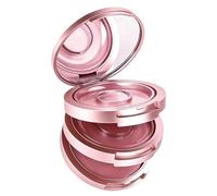Custodia portaciglia,Organizer Cosmetico Rotondo A Tre Scomparti | Portaciglia Finte E Contenitore Per Make-Up - Orecchini, Forcine, Viaggi, Vacanze, Gite Fuori Porta e Pendolarismo