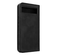 Custodia Portafoglio Google Pixel 6a Soft-touch Copertina Magnetica Nera