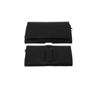 Custodia Portafoglio Nera per Smartphone 6' - Attacco per cintura