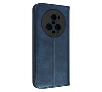 Custodia portafoglio per Honor Magic 5 Pro funzione supporto video blu