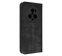 Custodia portafoglio per Honor Magic 5 Pro funzione supporto video nera