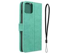 Custodia portafoglio per Xiaomi Redmi Note 11 e 11s mandala acchiappasogni verde