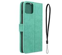 Custodia portafoglio per Xiaomi Redmi Note 11 e 11s mandala acchiappasogni verde