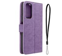 Custodia portafoglio per Xiaomi Redmi Note 11 e 11s mandala acchiappasogni viola