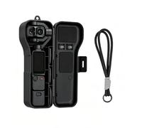 Custodia portaoggetti per DJI Osmo Pocket 4P, custodia da trasporto con slot per filtro e cordino, custodia da viaggio portatile anti-goccia, custodia protettiva rigida, accessori per il trasporto