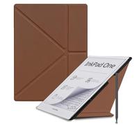 Custodia portapenne compatibile con PocketBook InkPad One 10.3" PB1030 | Per PB1030-8-WW-B Smart Cover con supporto piegato a Y Per eBook da 10,3 pollici con retro rigido in PC(Brown)
